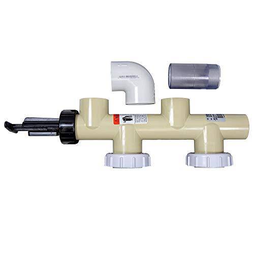Pentair 263064 PVC Push Pull Slide Valve, 7-1/2 Inch Centerline, Almond, for D.E. and Sand Filters