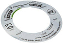Pentair 273207 2-Inch De Label Replacement for Pentair Pool and Spa Filter