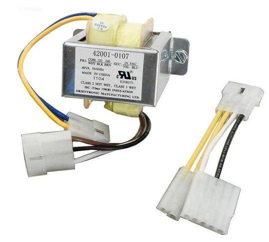 Pentair 42001-0057S 120/240-Volt Transformer with Dual and Single Adapter Replacement Pool/Spa Heater
