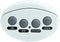 Pentair 521885 iS4 Four-Function Spa-Side Remote, White, 100 Foot Cord, Compatible With IntelliTouch & EasyTouch