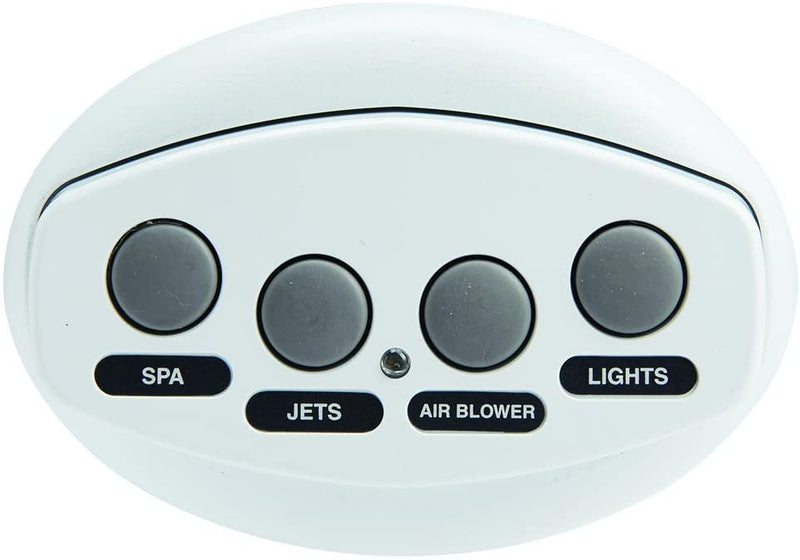 Pentair 521885 iS4 Four-Function Spa-Side Remote, White, 100 Foot Cord, Compatible With IntelliTouch & EasyTouch