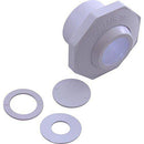 Pentair 542002 1-1/2" Economy Insider Slip Inlet with Pressure Test Disks White