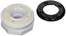 Pentair 86205101 1-1/2-Inch Black Vinyl Liner Return Inlet Fitting with Screws Replacement Pool and Spa Fitting, Sold Individually