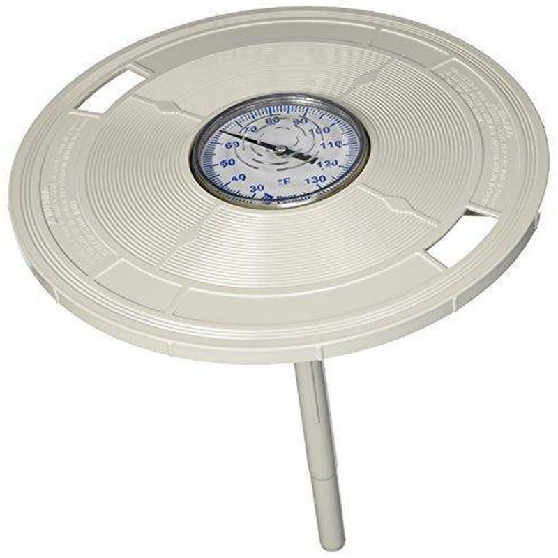 Pentair L4W 9-3/16-Inch White Round Lid Replacement Pool and Spa Skimmer with Thermometer