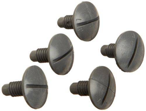 Pentair LLC55PM Gray Plastic Wheel Screw Replacement Automatic Pool and Spa Cleaner, Set of 5