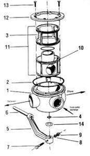 Pentair Purex SMBW 2000 DE Filter Compression Ring 070731