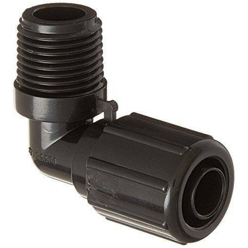 Pentair R172272 1/2-Inch NPT 90-Degree Tube Fitting with Nut Replacement Rainbow Automatic Chlorine/Bromine Pool and Spa Feeder