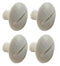 Polaris C-55 Pool Cleaner 180 280 Plastic White Wheel Screws Part  (4 Pack)