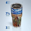 Polaris Tumbler with Double Wall Vacuum to Keep Your Drinks Hot or Cold, Camo, 30 Ounce- 2 Pack