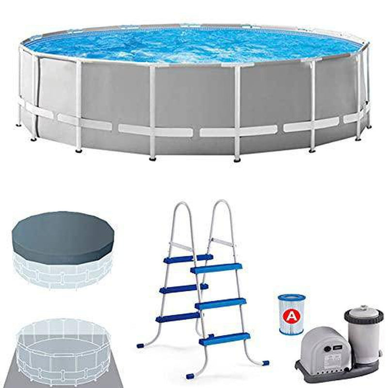 Pool, Above Ground Pool, Swimming Pool, Summer Paddling Pool, Metal Fr