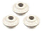Pool and Spa Eyeball Jet 1.5" Threaded to 3/4" Open 3 in a Package White Adjustable