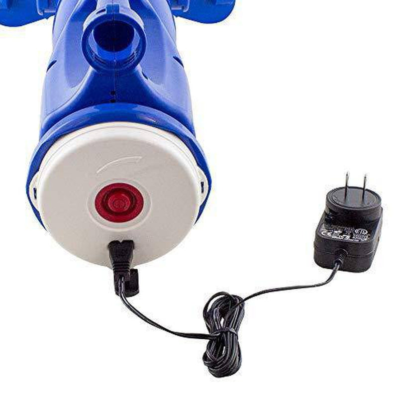 POOL BLASTER Catfish Ultra Cordless Pool Vacuum w/Pole Set - Lightweight & Efficient Hoseless Cleaning of Inground & Above Ground Pool, Handheld Rechargeable Pool Cleaner for Sand, Silt & Leaves