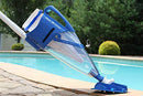 POOL BLASTER Centennial Cordless Pool Vacuum w/Pole Set - XL Debris Capacity & Advanced Filtration, Handheld Rechargeable Pool Cleaner for Sand, Silt & Leaves in Inground & Above Ground Pools