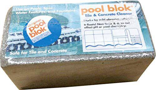 Pool Blok, PB-12 by US Pumice, Pumice Stone for Cleaning of Pools, Tiles, Pummis Stone to Remove Lime, Rust, Algae from Pools, 5.75x2.87x2.87 (1)
