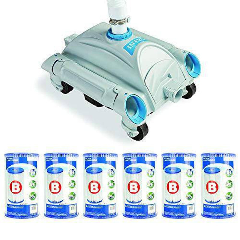 Pool Cleaner Pressure Side Vacuum Cleaner Bundled w/ Replacement Filter (6 Pack)