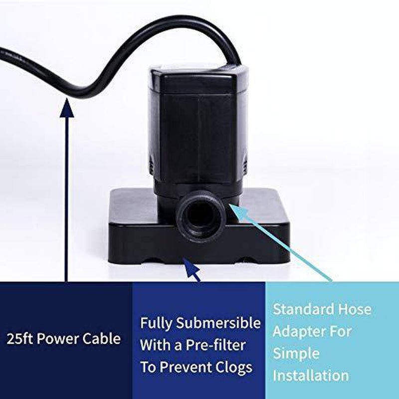 Pool Cover Pump by Blue Torrent, Manual Submersible Pump, 350 GPH (2019) (Same Day Shipping)