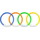 Pool Dive Rings, 4 Pack Plastic Ring Toss Game for Kids Training Dive Rings Learning Toy Grab Toy