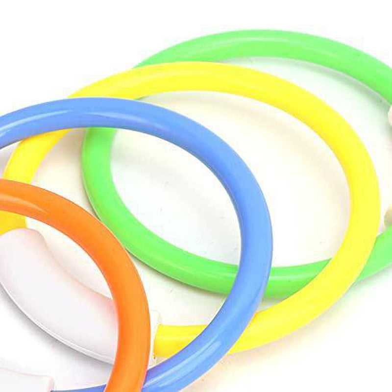 Pool Dive Sticks, Easy To Find and Grab Durable Bright Color Pool Dive Rings Smooth Edge for Kids Teens for Improve Diving Skills for Training