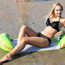 Pool floats,inflatable sun lounger,floating bed,Water hammock,4pcs Summer Inflatable Floating Row Chair Pool Air Mattresses Beach Foldable Swimming Party Pool Chair Hammock Water Floating Bed Mengheyu