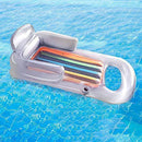 Pool floats,inflatable sun lounger,floating bed,Water hammock,Inflatable Float Row Beach Swimming Air Mattress Pool Floating Lounge Sleeping Bed for Water Sport Party Pool Accessories 2pcs Mengheyuan