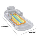 Pool floats,inflatable sun lounger,floating bed,Water hammock,Inflatable Float Row Beach Swimming Air Mattress Pool Floating Lounge Sleeping Bed for Water Sport Party Pool Accessories 2pcs Mengheyuan