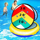 Pool Game Toys Inflatable Pool Ring Toss Game, Pool Toys for Teens and Adults with Pool Floats Rafts Sticky Balls 24" Summer Toys Yard Games Party Birthday Gifts for Kids Cornhole Board Beach Toys