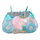 Pool Storage Bag, Foldable Large Mesh Beach Bag, Sports Equipment Storage Bag for Beach, Swimming, Versatile Pool Organizer for Floats, Balls, Inflatable Toys