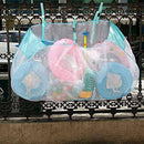 Pool Storage Bag, Foldable Large Mesh Beach Bag, Sports Equipment Storage Bag for Beach, Swimming, Versatile Pool Organizer for Floats, Balls, Inflatable Toys