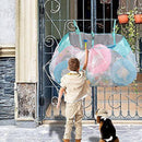 Pool Storage Bag, Foldable Large Mesh Beach Bag, Sports Equipment Storage Bag for Beach, Swimming, Versatile Pool Organizer for Floats, Balls, Inflatable Toys