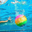 Pool Toys Ball for Kids 8-12 Teens, Underwater Game Swimming Pool Accessories Rainbow Toys Ball for Under Water Passing, Dribbling, Diving and Pool Games for Girls, Teens, Adults (Rainbow)