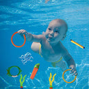 Pool Toys Diving Toy, Swimming Pool Toy Set Dive Rings Diving Sticks Pool Fish Diving Gems, Diving Pool Toy with Storage Bag and Box Underwater Games Training Toys for Boys Girls Summer Fun 32pcs