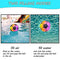 Pool Water Ball Toys for Teens and Adults, Rainbow Football Swimming Pool Floats Toys for 3-12 Kids, Pool Games for Adults and Family, Pool Accessories Underwater Passing (with Water or Air)