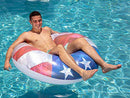 Poolcandy Stars & Stripes Pool Tube 48" - American Flag Swim Ring