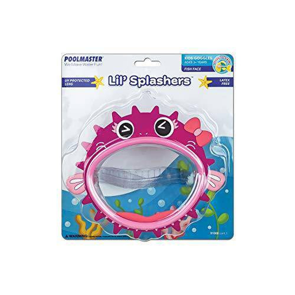 Poolmaster Scuba Swim Mask, Fish, Pink