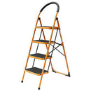 Portable 4 Step Ladder Folding Steel Work Platform Stool Heavy Duty 330lb Load Swimmingpool Step Ladder Telescoping Ladder Pool ladders for Above Ground Pools Above Ground Pool Ladder Pool Ladder