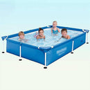 Priority Culture Frame Pool Thickened PVC Material Family Pool Can Accommodate 2-4 People with Swimming Pool Cover (Color : Blue, Size : 22115043cm)