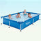 Priority Culture Frame Pool Thickened PVC Material Family Pool Can Accommodate 2-4 People with Swimming Pool Cover (Color : Blue, Size : 22115043cm)