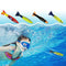PumShop 4Pcs/Set Diving Torpedo Underwater Swimming Pool Playing Toy Outdoor Sport Training Tool for Baby Kids Swimming Toy