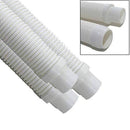 Puri Tech 3 Pack Universal Pool Cleaner Suction Hose 48 Inches Long White Color for Kreepy Krauly, Baracuda G3/G4, Navigator, & More Universal Fit 4' Feet Long
