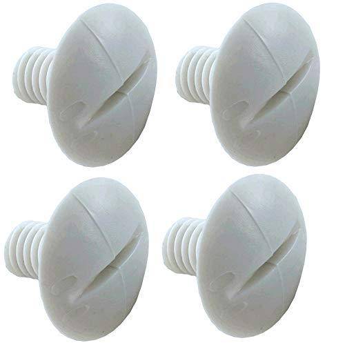 Puri Tech 4 Pack Polaris 180 & 280 Pool Cleaner Wheel Screw Replacement for C-55