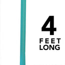 Puri Tech 5 Pack Universal Pool Cleaner Suction Hose 48 Inches Long Aqua Color for Kreepy Krauly, Baracuda G3/G4, Navigator, & More Universal Fit 4' Feet Long