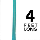 Puri Tech 6 Pack Universal Pool Cleaner Suction Hose 48 Inches Long Aqua Color for Kreepy Krauly, Baracuda G3/G4, Navigator, & More Universal Fit 4' Feet Long