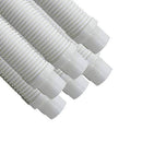 Puri Tech 6 Pack Universal Pool Cleaner Suction Hose 48 Inches Long White Color for Kreepy Krauly, Baracuda G3/G4, Navigator, & More Universal Fit 4' Feet Long