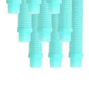 Puri Tech 9 Pack Universal Pool Cleaner Suction Hose 48 Inches Long Aqua Color for Kreepy Krauly, Baracuda G3/G4, Navigator, & More Universal Fit 4' Feet Long