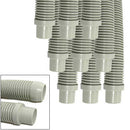 Puri Tech 9 Pack Universal Pool Cleaner Suction Hose 48 Inches Long Grey Color for Kreepy Krauly, Baracuda G3/G4, Navigator, & More Universal Fit 4' Feet Long