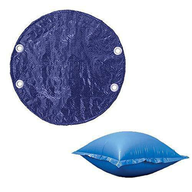Puri Tech Bulldog 24' Round Winter Cover with 4x4 Air Pillow for Above Ground Pool