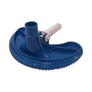 Puri Tech Classic Half Moon Shaped Vacuum Vac Head for Concrete or Plaster Swimming Pools and Spas Great for Cleaning Corners and Curves Heavy Duty Nylon Bristles