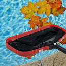 Puri Tech Professional Grade 19" Inch Leaf Rake with Heavy Duty Soft Black Nylon 13" Inch Deep Net with Wear Panel for Swimming Pools & Spas UV and Chemical Resistant Leaf Chaser