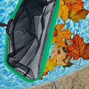 Puri Tech Professional Grade X-Large 23 Inch Heavy Duty Leaf Rake for Swimming Pools and Spas with Black Stiff Nylon 13 Inch Deep Net and Tapered Edge for Easy Scooping