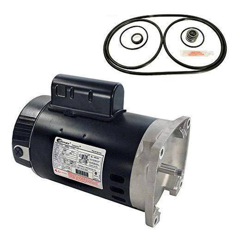 Puri Tech Replacement Motor Kit for Pentair Challenger .75HP CFII-NI-3/4A AO Smith B2852 w/GO-KIT-5